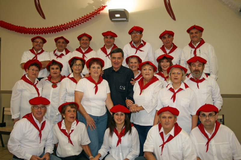 Super comité d'accueil chaleureux et sympathique pour la fête basque