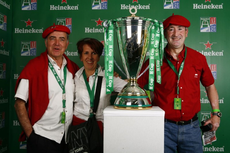 avec son épouse Anne Marie, la H CUP et Jean Luc