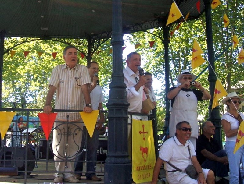 en compagnie de David MARTIN parrain de la garburade.