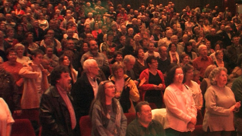 près de 800 personnes sont venus assister au spectacle