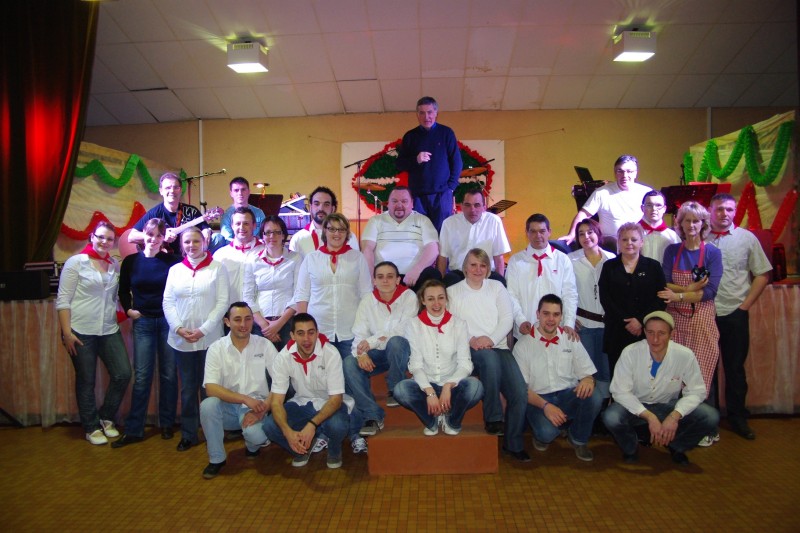 En présence des joueurs et organisateurs qui ont officié à la réussite de la soirée