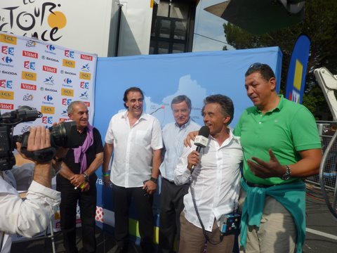 Emission de Gérard HOLTZ en compagnie de Jean GACHASSIN, francis LAGLEYZE et Abdelatif BENAZZI