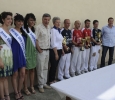 Remise des prix de la compétition de Pelote en compagnie de Geneviève Darrieussecq, Maire de Mont-de-Marsan